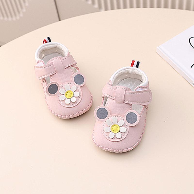 Toddler Baby Princess Shoes 0-1 Years Old Soft Sole Cute Baby Shoes Spring and Summer 6-12 Months Anti-drop