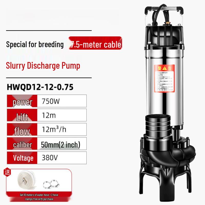 

750W 2-inch Industrial Slurry Pump