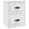 VidaXL Wall-mounted Bedside Table White 41.5x36x53 Cm 816392