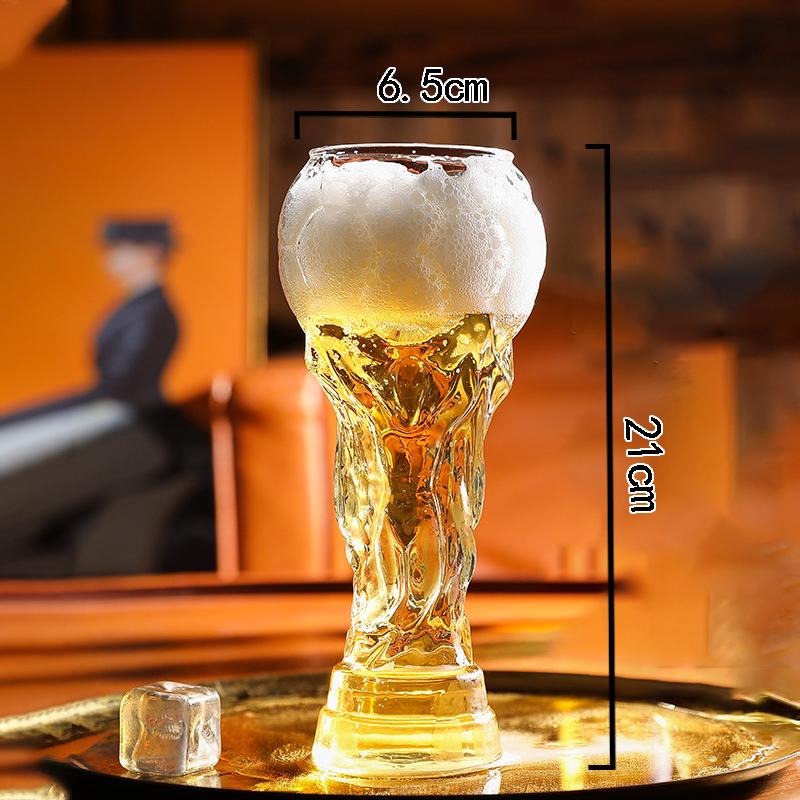 Football Trophy Shaped Beer Cup High Boron Glass Cup As A Fan Present For Football Matches And Parties Decanters For Whiskey