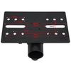 Universal Adjustable Height All Metal Speaker Stand Tray with Easy Installation Speaker Holder for Secure Sound Setups