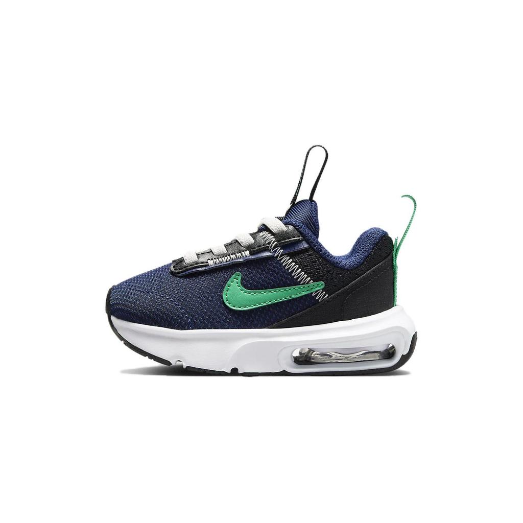 Nike Air Max Interlock TD Μπλε Ναυτικό Στάδιο Πράσινο Βρεφικά Αθλητικά Παπούτσια Μπλε Μαύρο Λευκό Κορυφής DH9410-402