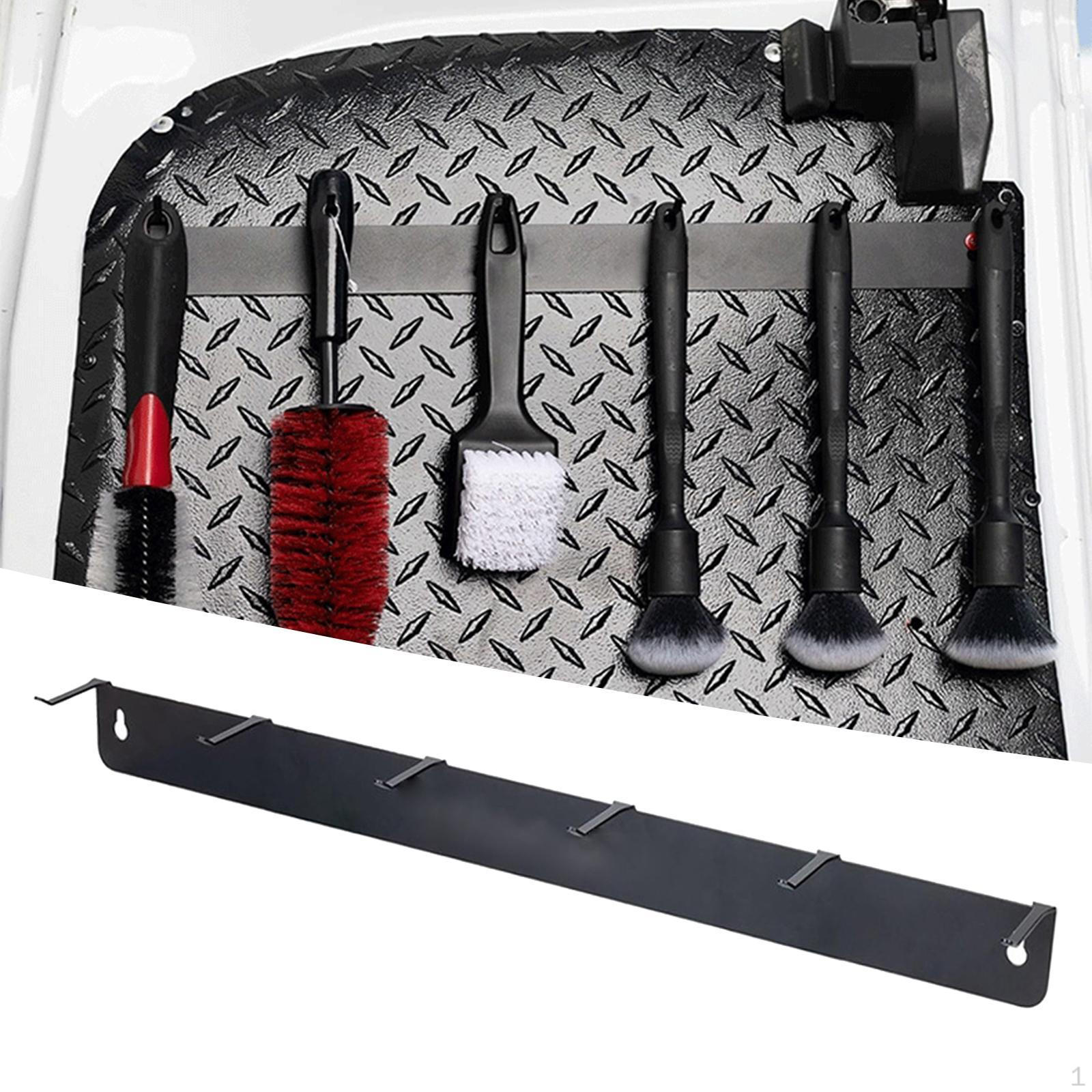 

Подвесная стойка-органайзер для щеток для детейлинга, из нержавеющей стали, для инструментов для чистки автомобиля