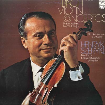LP Record HENRYK SZERYNG PETER RYBER COLLEG  J. S. Bach Violin Concerto No. 2 I X5550 PHILIPS 1974 Japan Classical Used