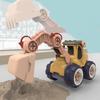 Children Kid Disassembly Diy Nut Assembly Engineering Vehicle Excavator Free Screwdriver