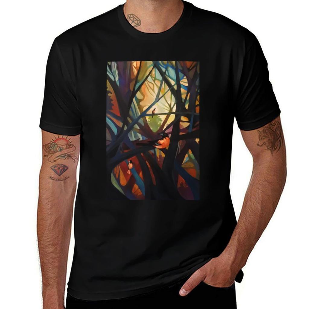 Oriole Morning TShirt Fashion Casual Short Sleeve TShirt