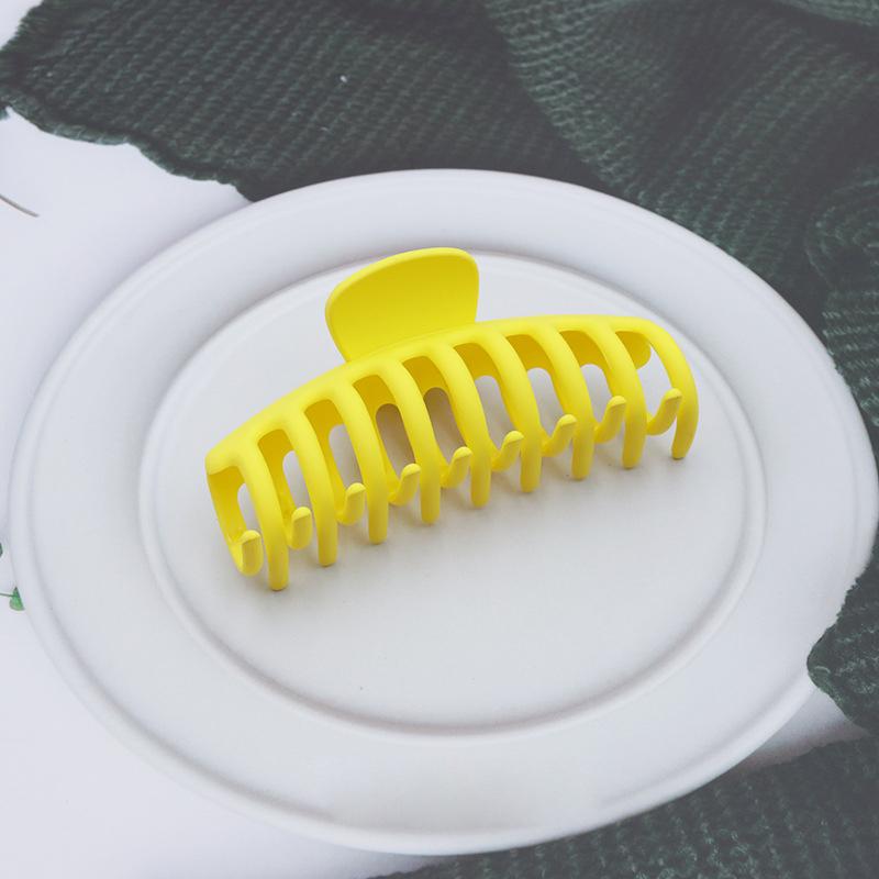 New Large Size Hair Claws for Women Claw Clip Korean Headdress Soild Color Crab Hair Clip Hairpin Fashion Hair Accessories