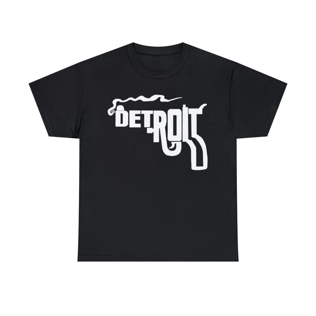 Detroit 2A Pistol Logo Unisex Heavy Cotton Tee