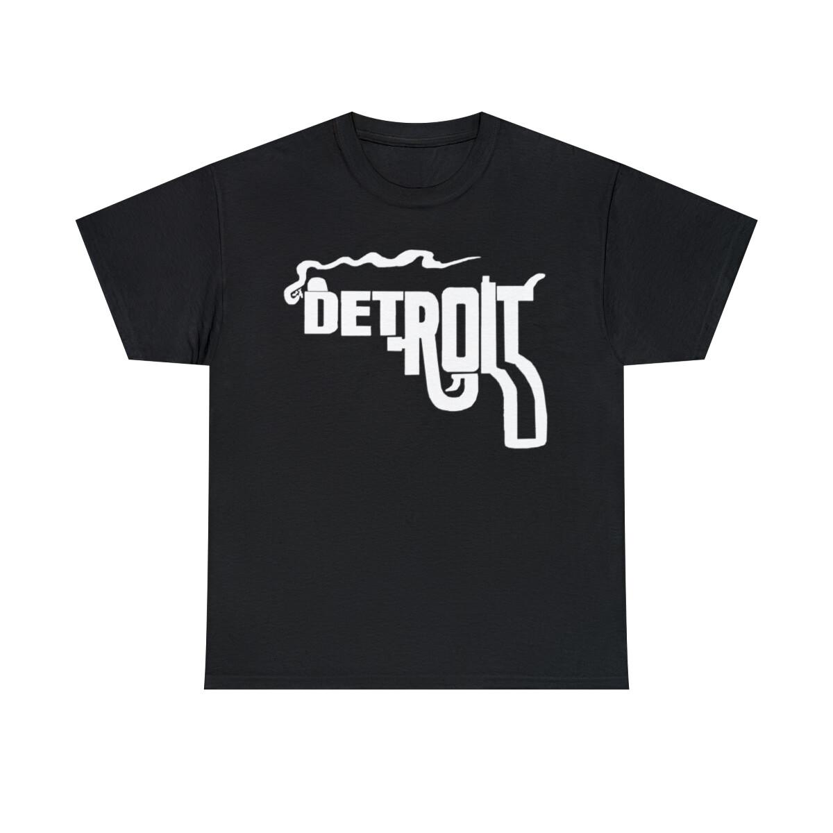 Detroit 2A pistol logo Unisex Heavy Cotton Tee XXL