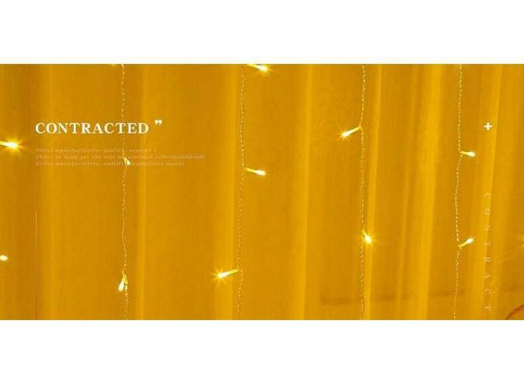 New Waterproof LED Starry Sky Christmas Curtain String Lights