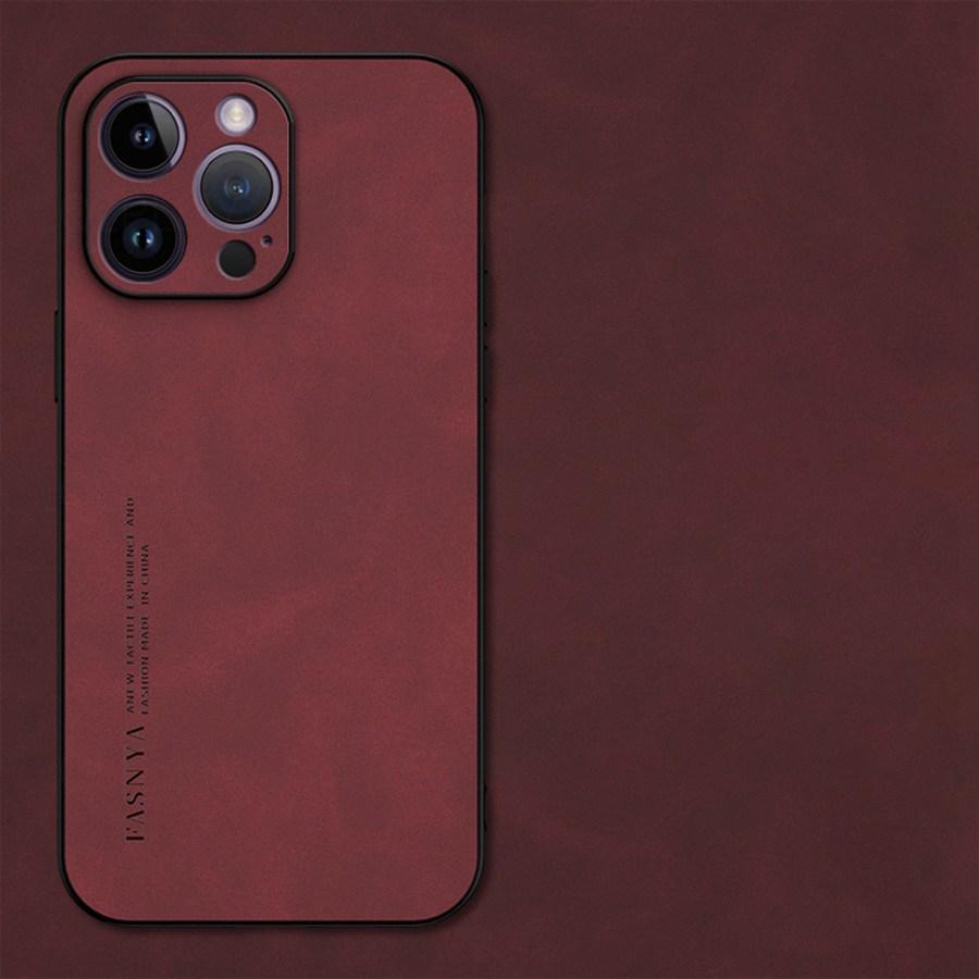 

Чохол з м якої шкіри овчини для Motorola Moto G84 G24 G04 G14 G34 G54 Apple iPhone 15 12 13 14 16 Oneplus Nord CE 3 4 10T Розкішна матова тонка задня кришка Moto G22 червоний