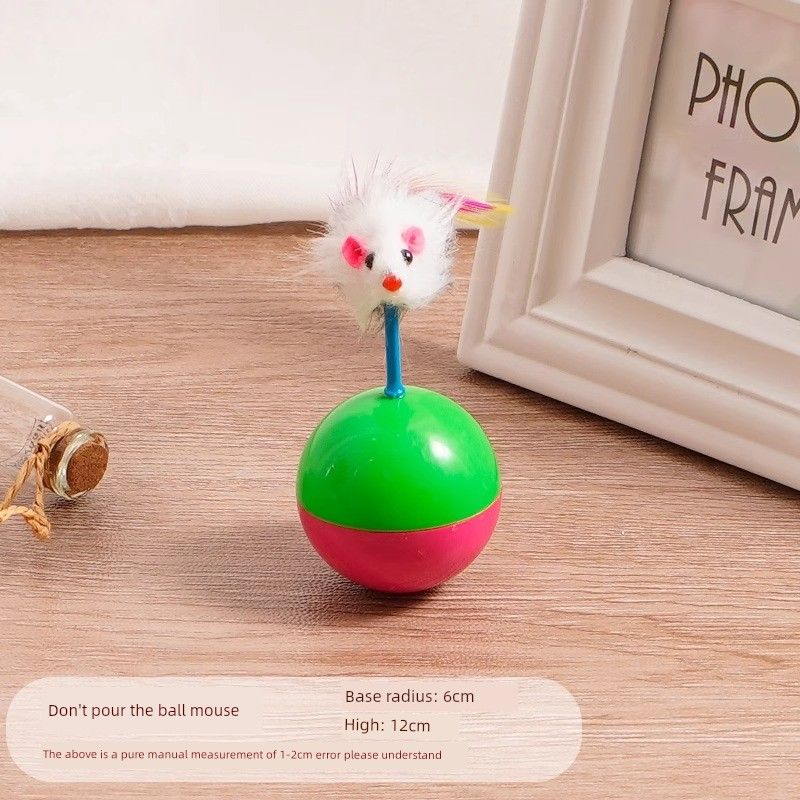 

Звук колокольчика Снимающий заложенность Удобный гаджет Товары для питомцев Игрушка для кошки Mouse Tumbler