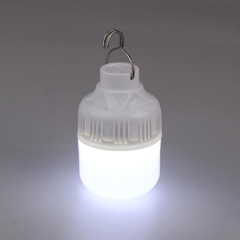 1Pc Outdoor Usb Rechargeable Led Lamp Bulbs 60W Emergency Light Hook Up Camping Fishing Portable Lantern Night Lights