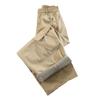 Retro Fleece-Lined Curved Leg Cargo Pants - Stylish, Slimming, Multi-Pocket, Wide-Leg Design