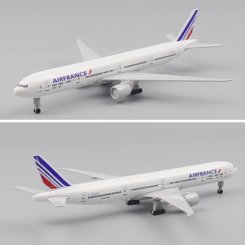 1/400 20cm B777 Aircraft Diecast 777 Air France Airliner Model Simulation Alloy Toys and Ornaments Crafts Gifts Collectible