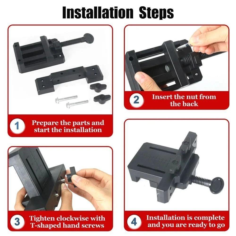 Plastic Cabinet Door Mounting Jig Mini Floor Cabinets Frame Install Clamp  For Hidden Door Install