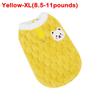 New Warm Winter Cat Clothes Cartoon Bear Cold Protection Cat Vest Fleece Pet Apparel for Small Dogs Puppies Kitten