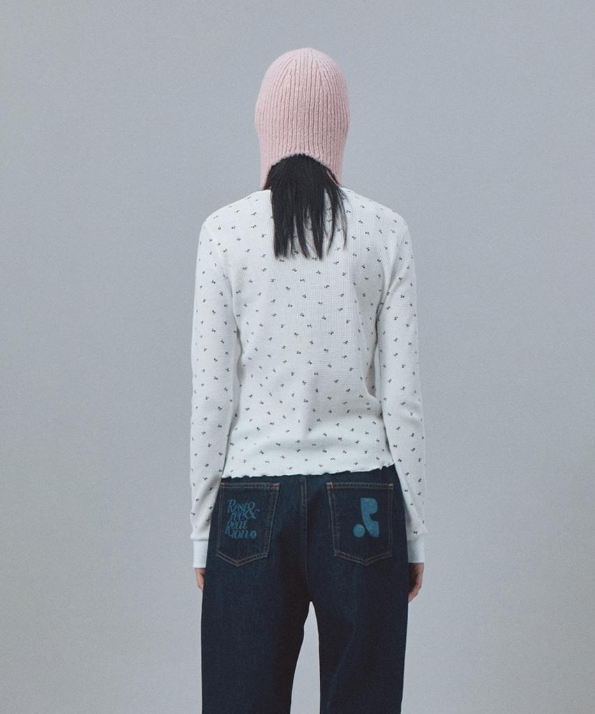 REST&RECREATION Hairy Scarf Beanie - Pink