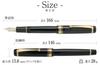Pilot Custom 845 URUSHI Fountain Pen Black Fine Nib FKV-5MR-B-F
