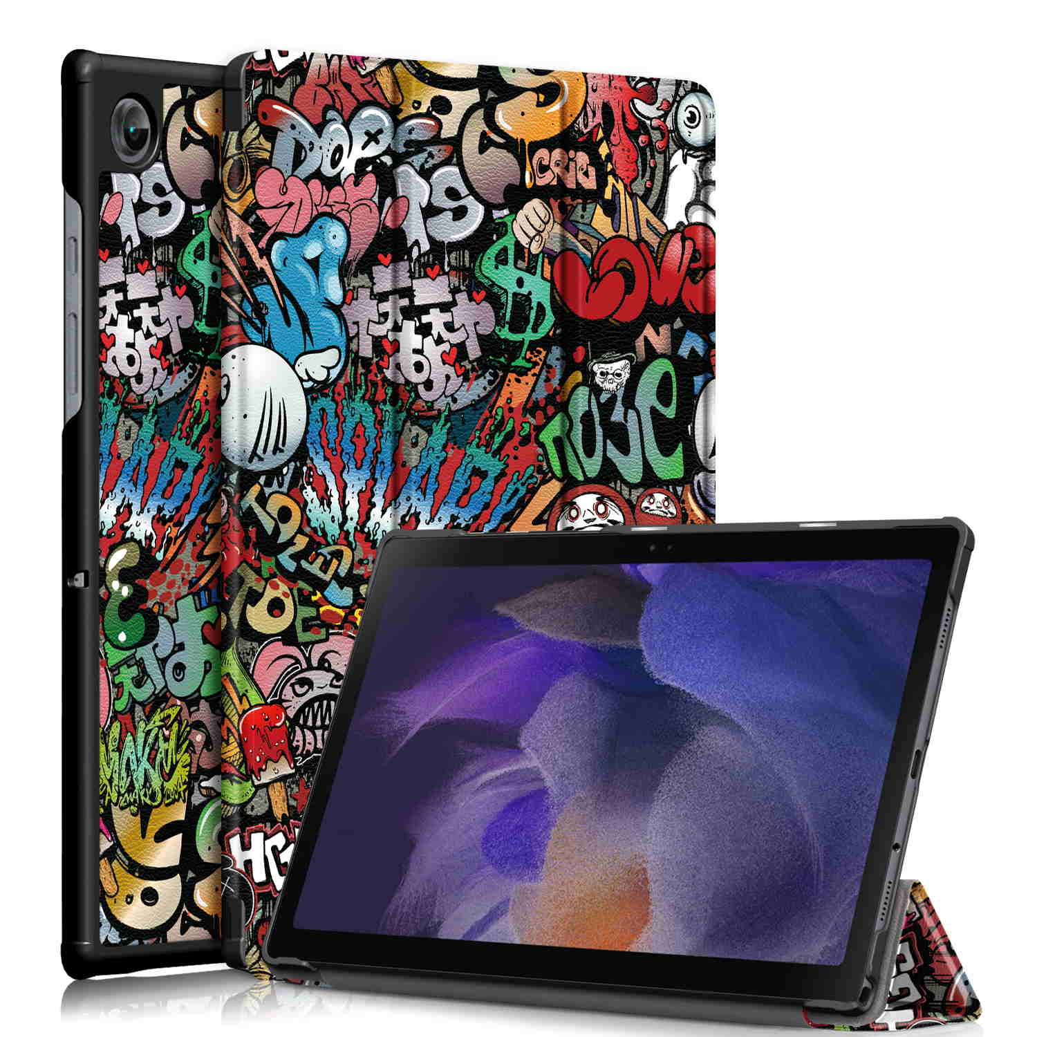 

Чохол для Samsung Galaxy Tab A8 2021 PU Flip Tri-Fold Magnetic PU Leather Stand Cover For Samsung Tab A8 10.5 SM-X200/SM-X205 Чохол для планшета Funda Tab A8 2021
