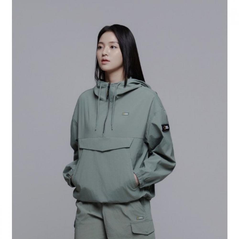 National Geographic Dames S Geweven Stretch Hoodie Anorak N241wft180