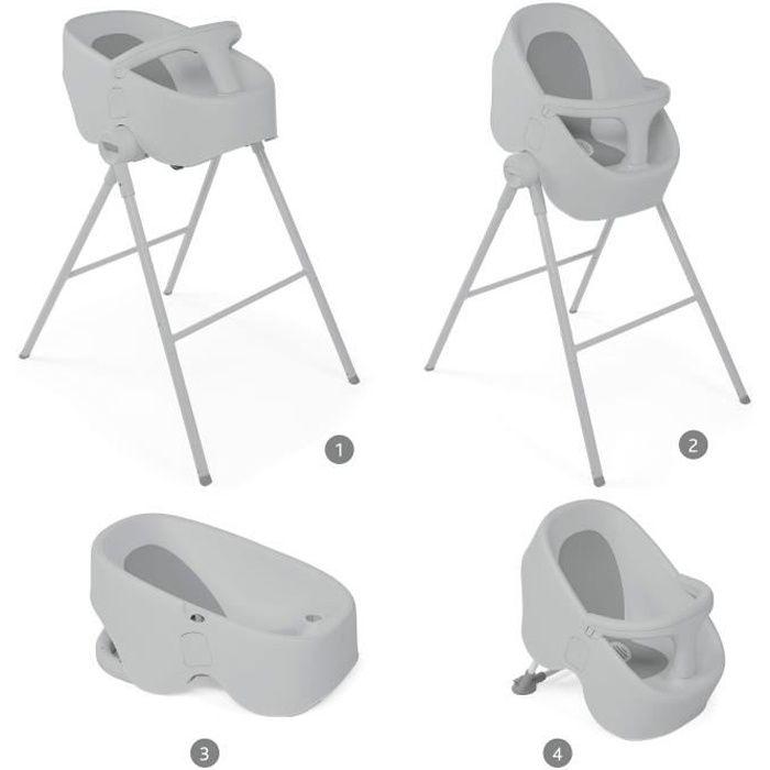 CHICCO Vasca doccia per neonati Bubble Nest grigio freddo cool colore grigio