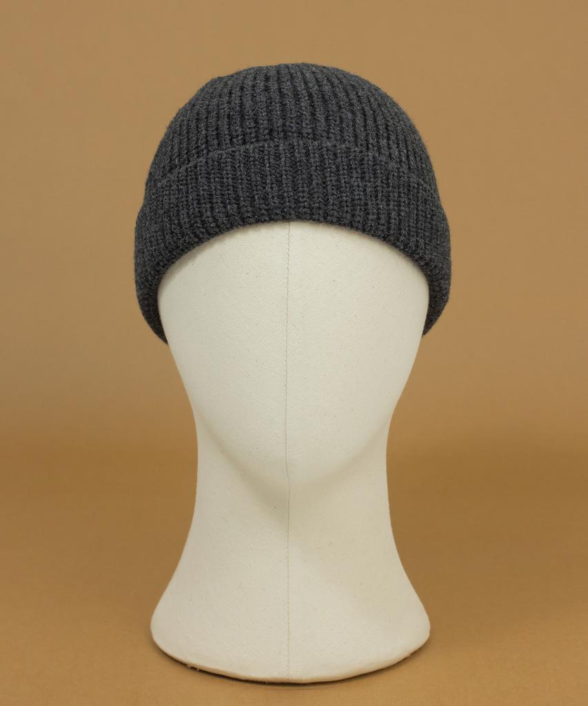 Seunuji Daily Knit Short Beanie - Dark Gray