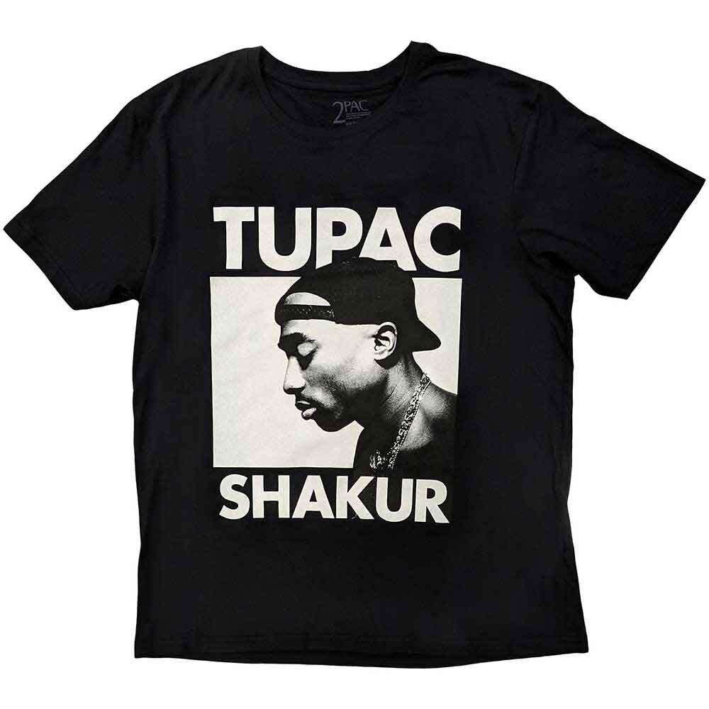 Tupac Eyes Closed T-Shirt Black New Unisex T-Shirt S
