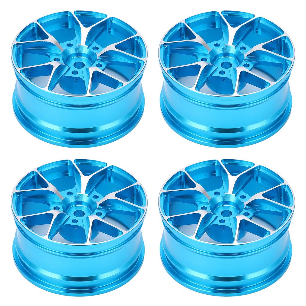 4Pcs RC Wheel Hub High Wear Resistance Aluminum Alloy Remote Control Car Accessories for 1Celsius10 Flat Sports Car