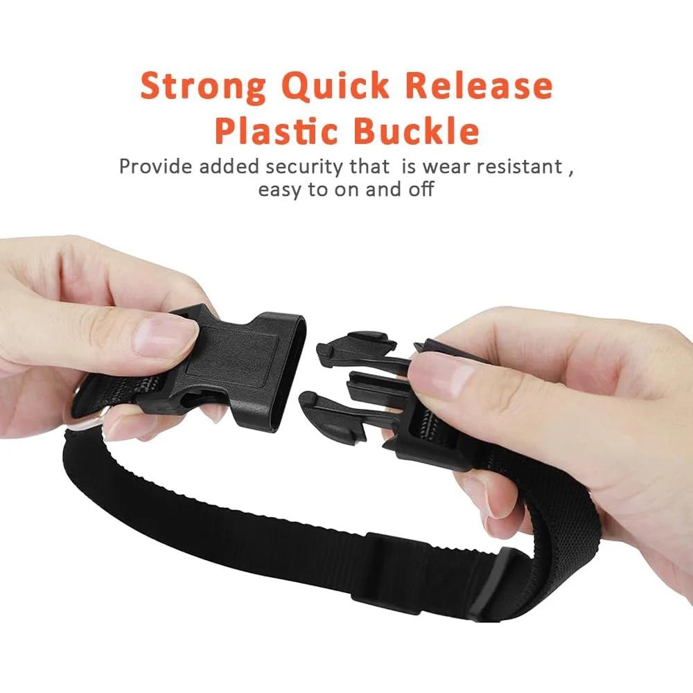 Solid Color Nylon Adjustable Dog Collar with Heavy Duty Clip Buckle Dog Pet Neck Collar Cover for Small Medium Large Dogs