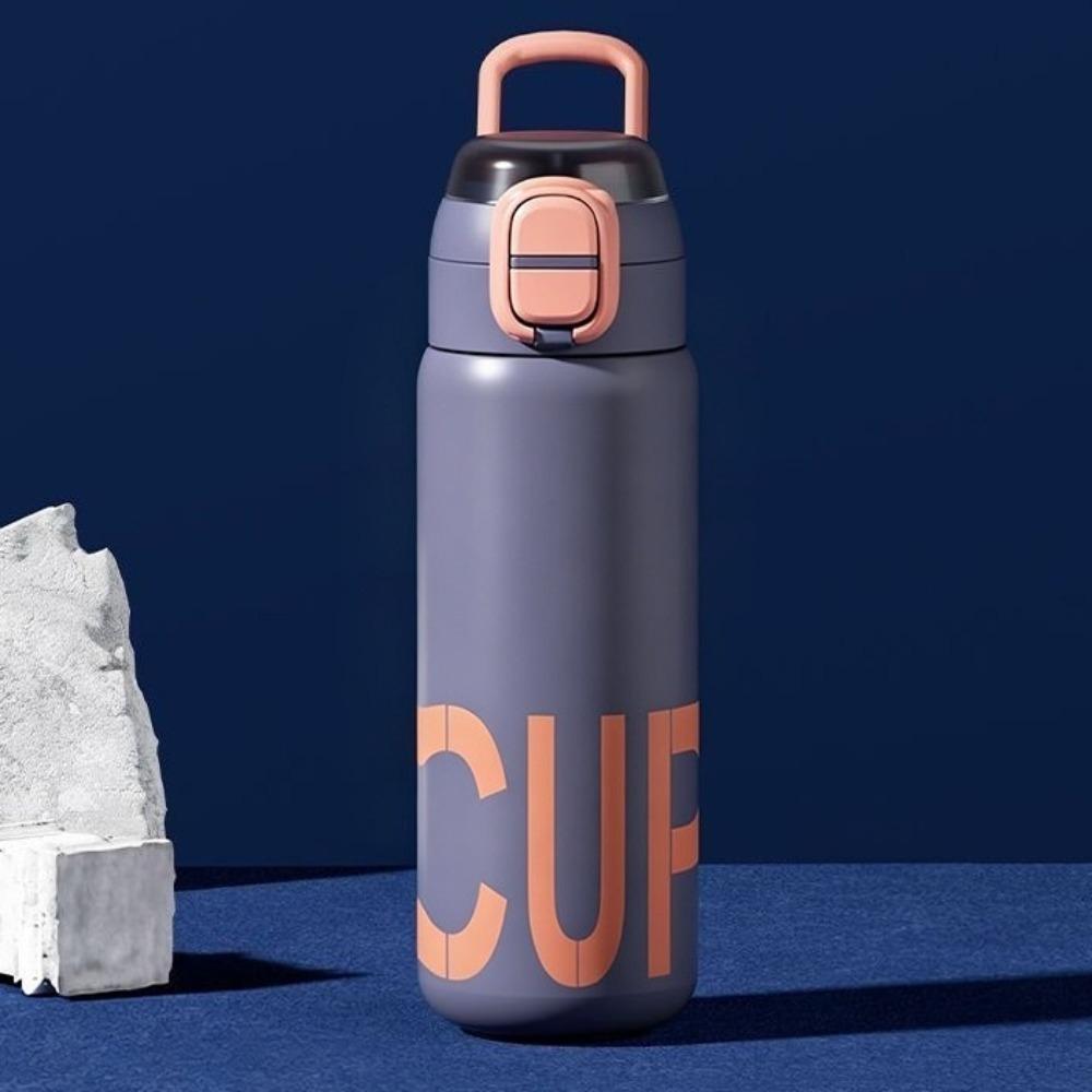Isolierte Flasche mit großem Fassungsvermögen, auslaufsicherer Thermobecher, Sport-Wasserflasche für Outdoor-Aktivitäten