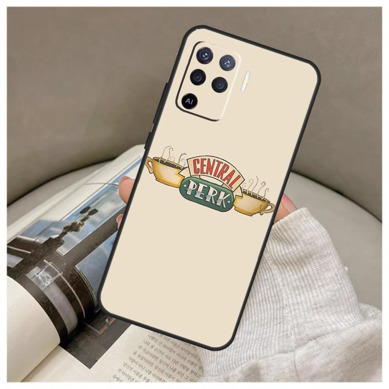 Central Perk Friends Case For Oppo A16 A76 A96 A60 A98 A58 A78 A18 A38 A80 A40 A77 A57 A17 A74 A54 A94 A15 A5 Pro