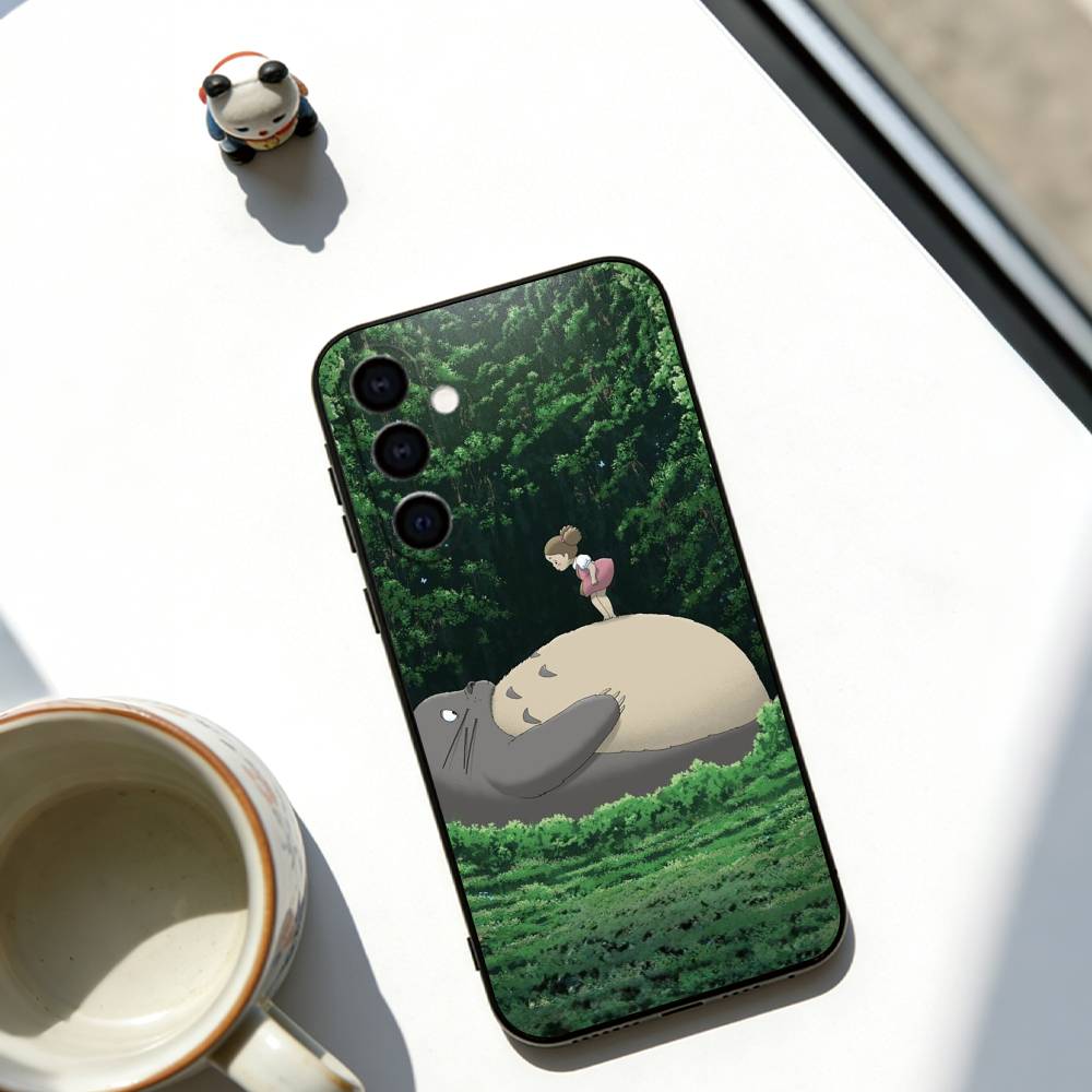 My Neighbor Totoro Phone Case Soft Black For Samsung Galaxy A73,A72,A71,A70,A53,A52,A51