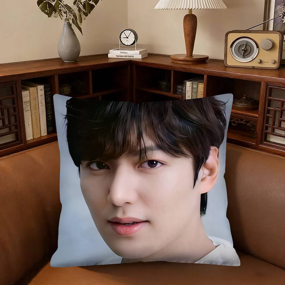 Korean Actor LLee MinHo Pillow Case Fashion Square Pillowcase Bedroom Sofa Room Ins Decoration Leisure