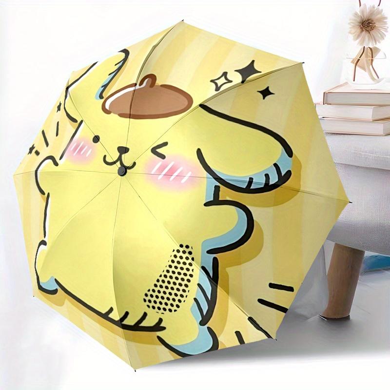 1pc Sanrio Auto Umbrella Durable Iron Frame & Plastic Handle, Gift for Men & Women, Sturdy Construction,Playful Design y250826144