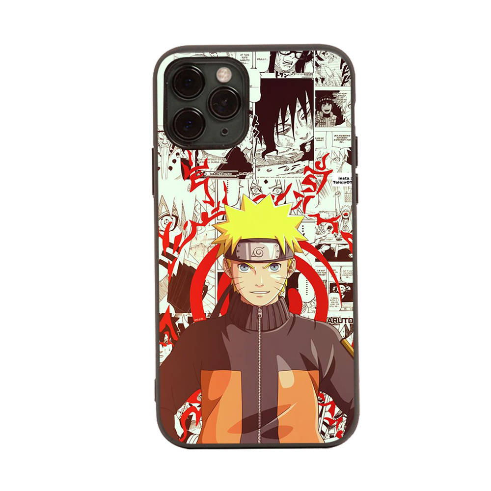 Case for OPPO Reno 8 6 5 Pro Find X3 A17 A3 A31 A38 A40 A53 A54 A55 A74 A76 A78 A77 A80 A94 A95 A96 Lite Black Sofe Cover WI57 Naruto Anime