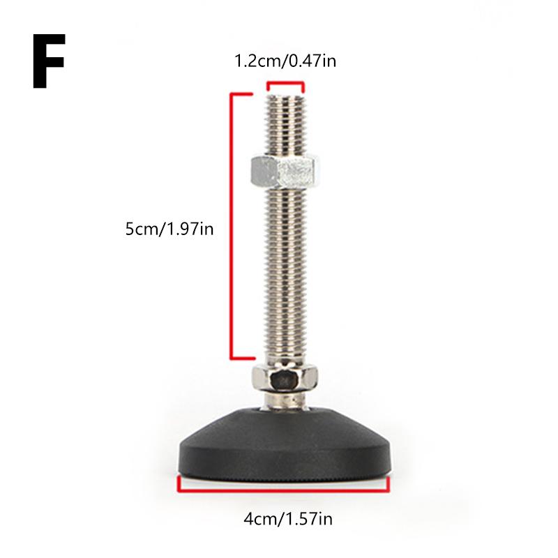 Furniture Support Leg Universal Joint Adjustable Table Foot Pad Mat Nylon Furniture Feet Pads Non Slip Chair Leg Base Protector
