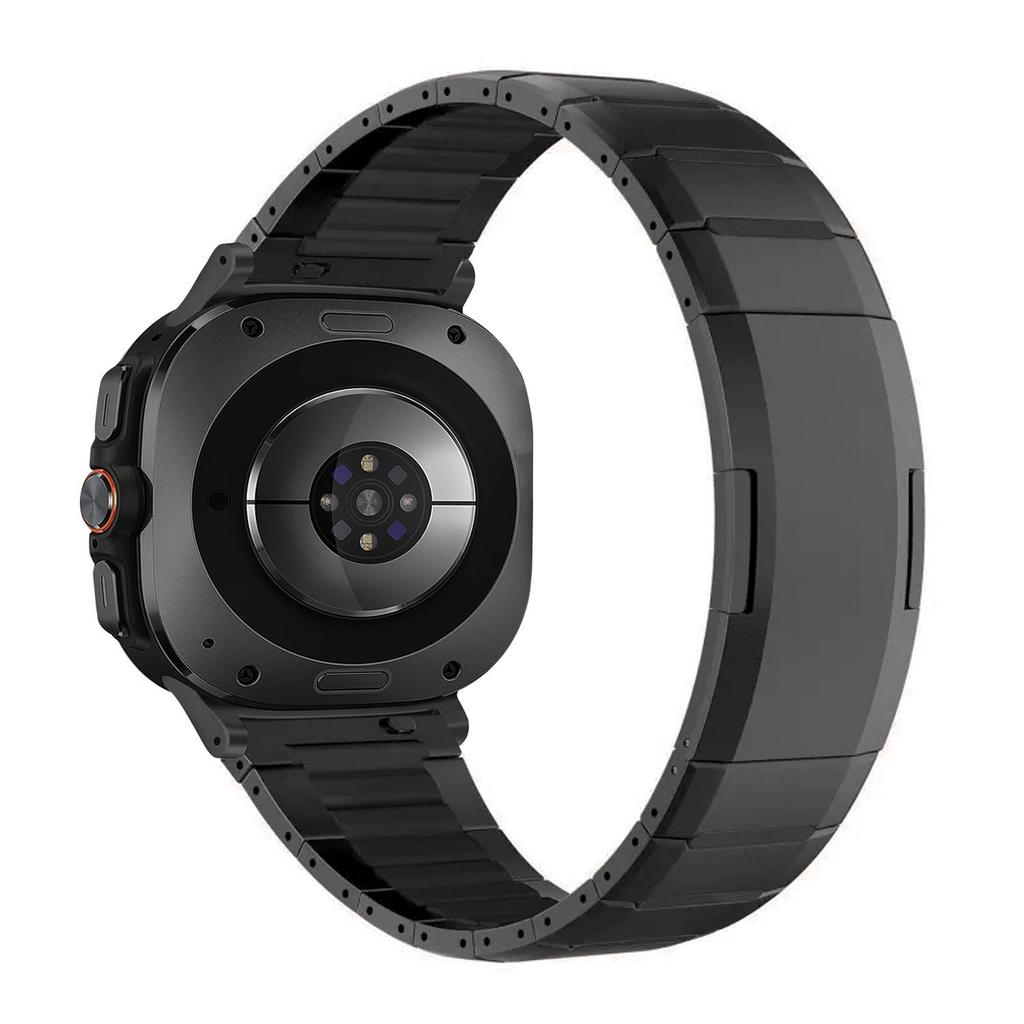 Compatible Two-Color Rubber Folding Buckle Wristband for Samsung Galaxy Watch 8