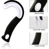 Easy Open Ring Pull Can Opener, J Hook Can Opener Pull Tab No-Slip Rubber Grip Jars Can Lid Lifter Manual Ring Top Soda Tin Bottle Opener Tool for