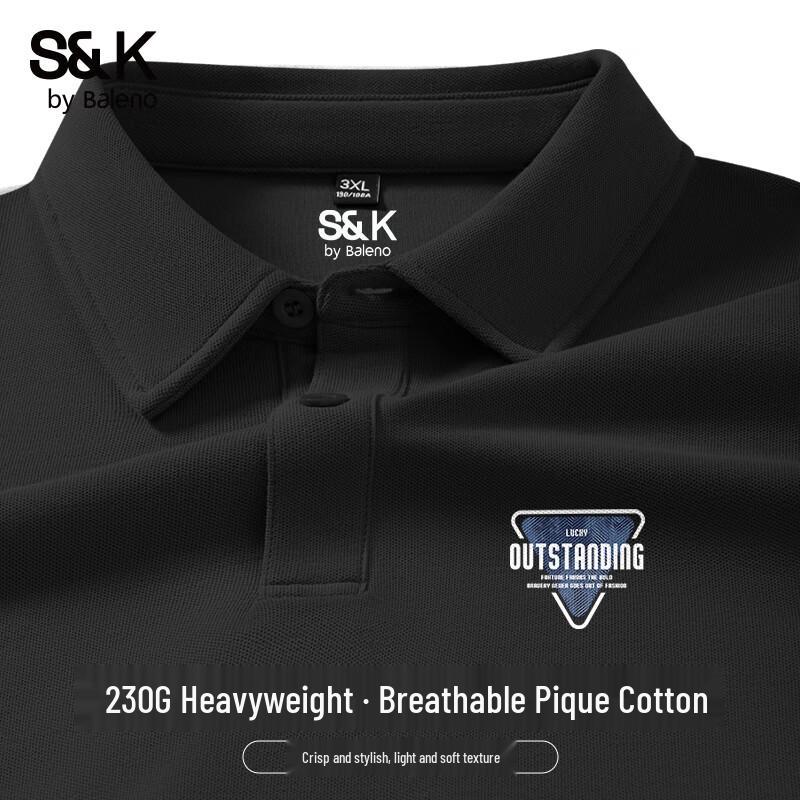Baleno S&K Men s Short Sleeve Pique Polo Shirt XL