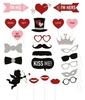 Ensemble Photobooth - PTIT CLOWN - 12 Pièces - Saint Valentin - Accessoires Amusants - Décoration de Fête - Mixte