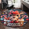 1pc Christmas Deer Chair Mat - Anime Cartoon Design, Non-Slip Carpet for Office Chairs, Home Decor, Living Room, Bedroom, Game Room & Dormitory.Z015