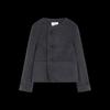 Mohanyimei V-Neck New Chinese Style Double-Faced Wool Coat