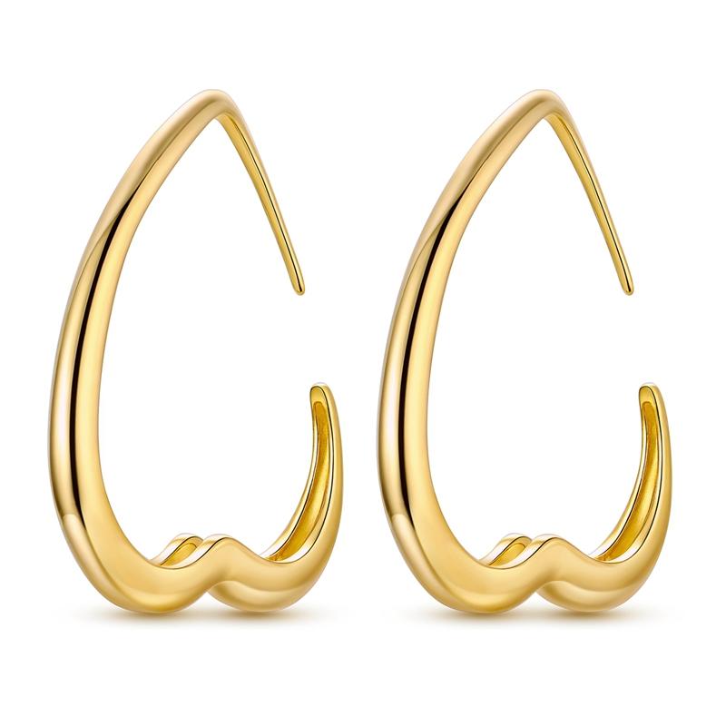 925 Sterling Silver Earrings Eternal Infinite Love Heart Starlight Hoops Earrings for Women Ladies Wedding Jewelry Fashion Gifts