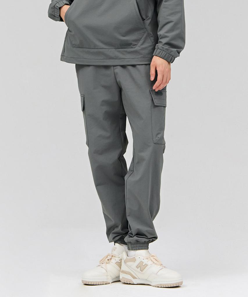 CHASECULT Men'S Stretch Fleece-Lined Cargo Jogger Pants - Khaki