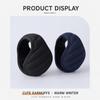 Thick Plush Lined Winter Earmuffs Soft Windproof Ear Covers Portable Plush Earmuffs  Outdoor Use