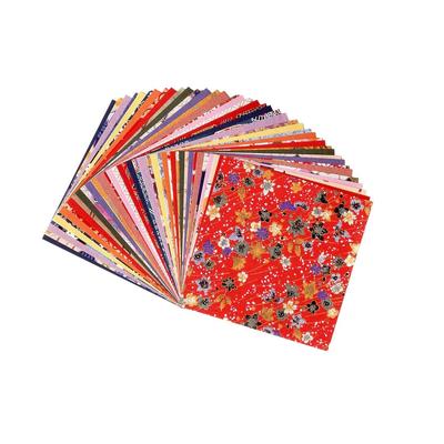 Sakai Sangyo Made Japan Kyo Yuzen Chiyogami 10cm 40 Sheets Washi Origami Craft Paper Senbazuru Remake Layout