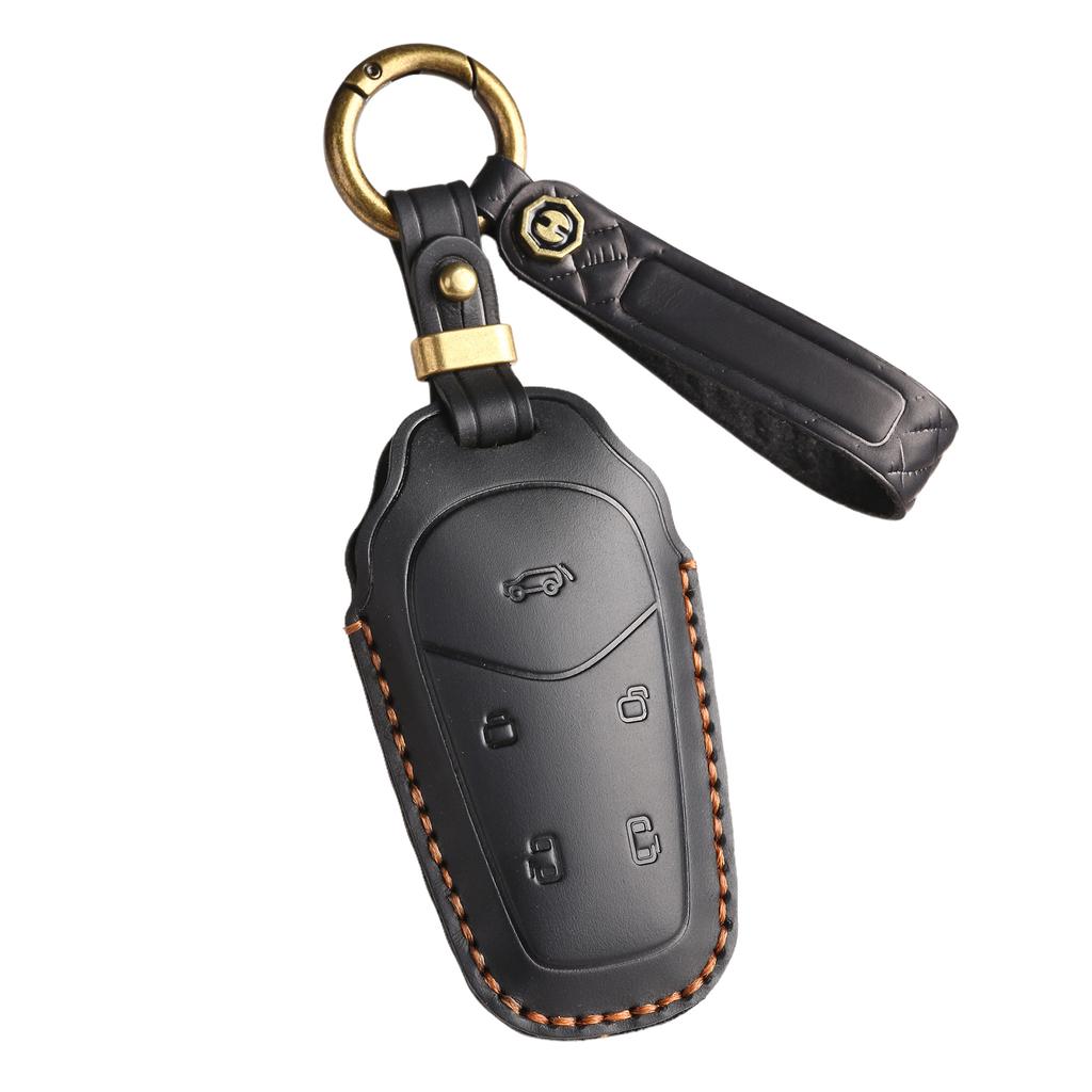 The Retro Key Cover Is Suitable For Lantu Car New Blueprint Dreamer Key Bag Buckle, Purely Handmade Leather Case Buckle.