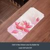 Chinese Style Lotus Bamboo Fiber Tea Mat & Towel