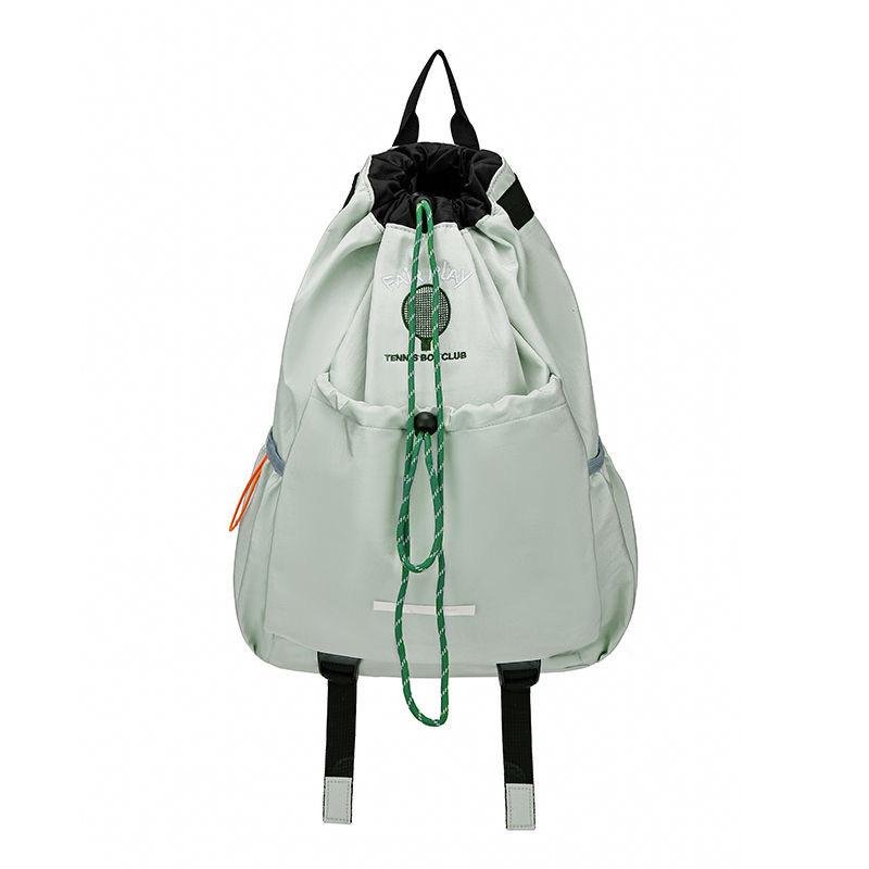 Unisex Lightweight Outdoor Drawstring Sports Backpack - Large Capacity for Mountaineering and Badminton Storage